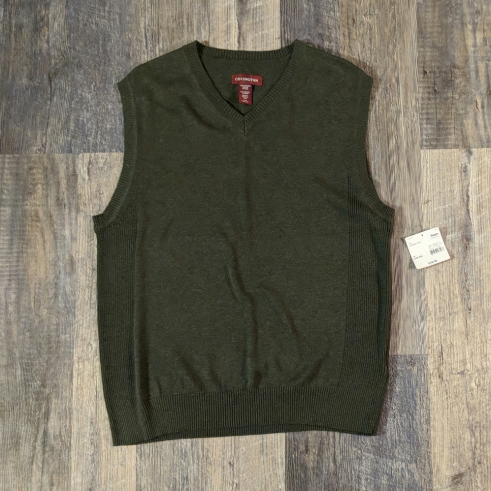 Green Sweater Vest